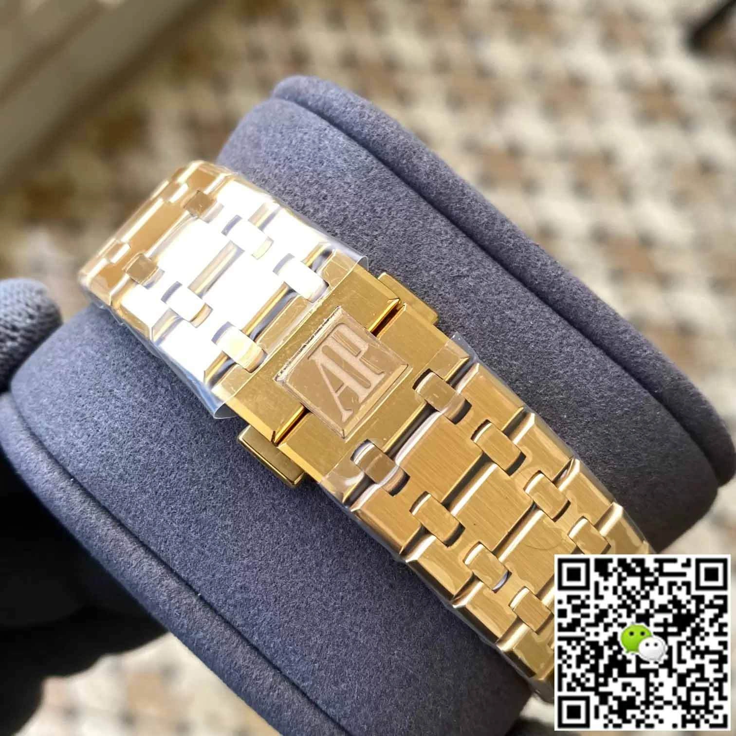 Audemars Piguet Royal Oak 26574BA.OO.1220BA.01 APS Factory 1:1 Best Edition Replica Watch Yellow Strap